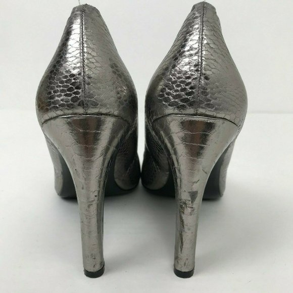Sam Edelman Pumps Sadi Snakeskin Scallop Pointy 10 - Picture 4 of 8